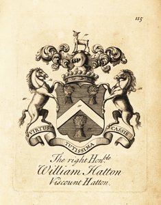 Wapen van de Zeer Eerwaarde William Hatton door Andrew Johnston