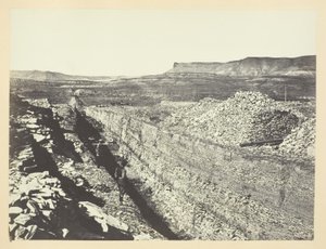 Burning Rock Cut, Green River Valley door Andrew Joseph Russell
