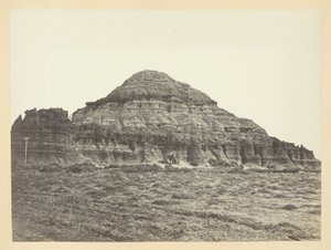 Church Buttes, bij Fort Bridger, Wyoming Grondgebied door Andrew Joseph Russell