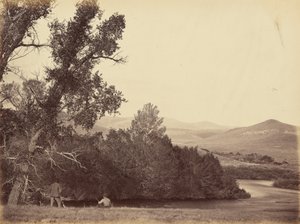 Plaat 20. Bron van de Laramie-rivier,1869 (foto) door Andrew Joseph Russell
