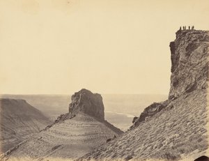 Plaat 23. Op de bergen van Green River,1869 (foto) door Andrew Joseph Russell