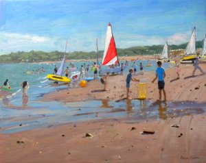 Krekel en Rood-Wit Zeil, Abersoch door Andrew Macara