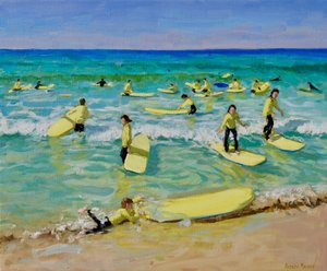 Zomersurfen, St Ives