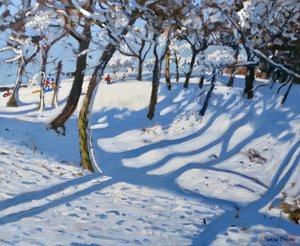 Winter Ladmanlow, Buxton, Derbyshire door Andrew Macara