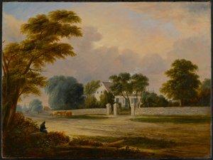 De Bergen Homestead, 1830s door Andrew Richardson