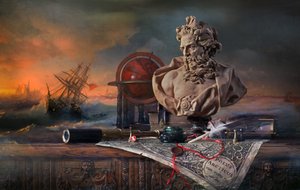 Nautische studie: Stormachtige zeeën