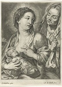 Maria met het Christuskind en Anna door Andries Pauli