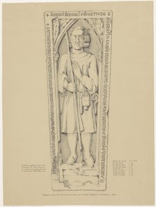 Grafsteen in de kerk te Rinsumageest