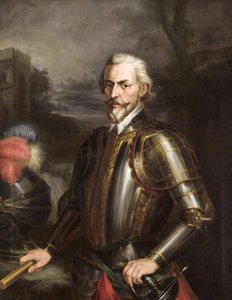 Romantiek: Rodrigo Ponce de Leon (1443-1492), hertog van Cadiz door Cortes y Aguilar, Andres (1812-1879), ca. 1856