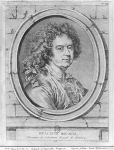Portret van Hyacinthe Rigaud, 1752-65