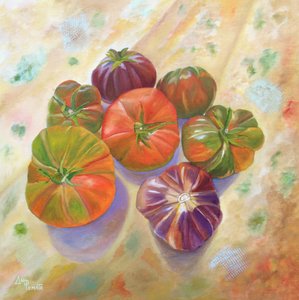 Kleurrijke heirloomtomaten