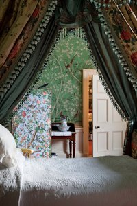 Kamer van de koningin van Schotland, Chatsworth House, Derbyshire door Thomas Kelly