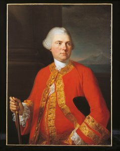 Portret van Brownlow, 9e graaf van Exeter door Angelica Kauffman
