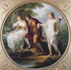 Abelard presenteert Hymen aan Heloise door Angelica Kauffmann