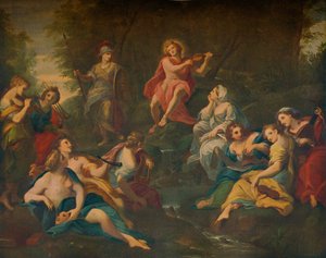Apollo en de Muzen, 1772