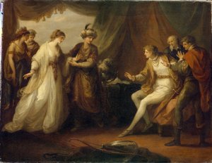 Eleonore herrijst door Angelica Kauffmann
