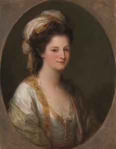 Elizabeth Bateson (geboren Harvey) door Angelica Kauffmann