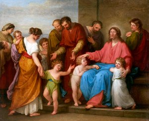 Christus Zegent de Kinderen (Laat de kleine kinderen tot mij komen)