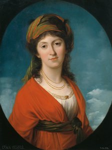 Portret van Gravin Marie Therese Meerfeld, née Dietrichstein, ca. 1790 door Angelica Kauffmann