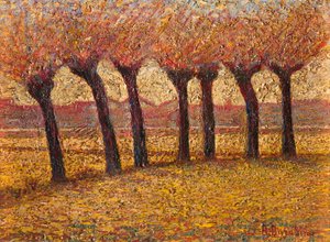Landschap door Angelo Barabino