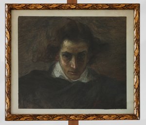 Portret van een Musicus door Angelo Longanesi