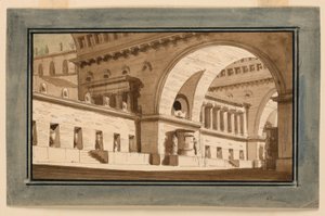 Toneelontwerp, Exterieur van Paleis, Grafzaal