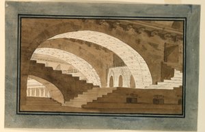 Toneelontwerp, Interieur van Kelder van Paleis