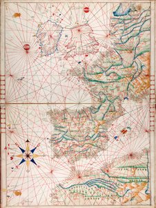 Atlantische kusten van Europa en westelijke Middellandse Zee door Angelo de Conte Freducci