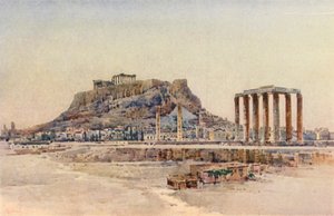 Acropolis, Athene, Griekenland door Angelos Giallinos