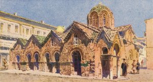 Kerk van Panagia Kapnikarea, Athene door Angelos Giallinos