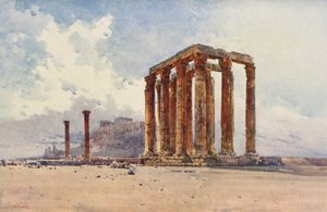Zuilen van de Olympische Zeus, Athene