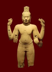 Bodhisattva Lokesvara door Angkor Thom