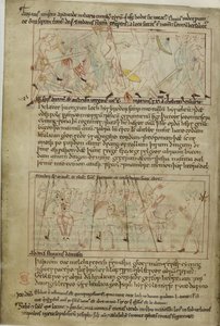 Abraham en Lot door Anglo Saxon