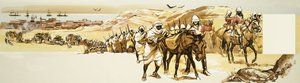 Generaal Napier leidt een leger Ethiopië binnen door Angus McBride