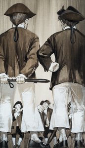 Persbende (gouache op papier) door Angus McBride