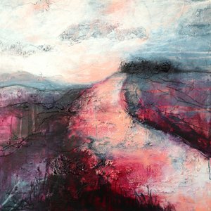 Roze bergpad door Ania Witwitzka