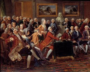 De salon van Madame Geoffrin
