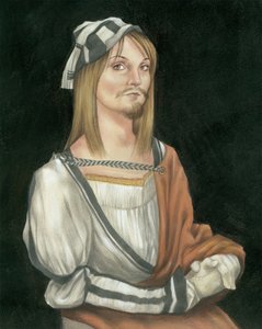 Zelfportret met Gezichtshaar, 2011 door Anita Kunz