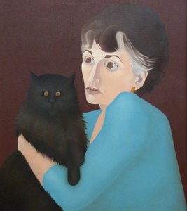 Vrouw met een kat, 1982