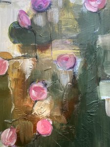 Roze bloemenmotieven