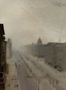 Unter den Linden in Berlijn door Anna Bilińska Bohdanowicz