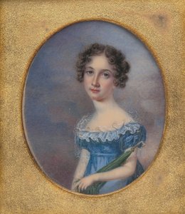 Sarah Ann Beck, ca. 1818 door Anna Claypoole Peale