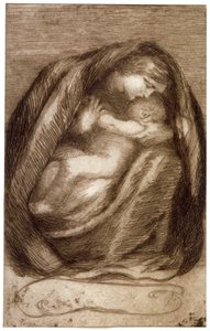 Moeder en Kind, 1911 door Anna Lea Merritt