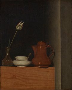 Stilleven met Kruik en Tulp door Anna Maria Punz