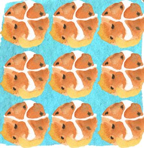 Kruisbroodjes door Anna Platts
