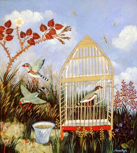 Vrijheidskooi, 2003 (acryl)