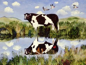 Op de rand, 2002 (acryl)