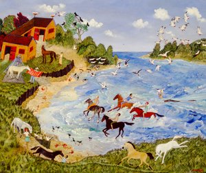 Zomerkwartier, 2009 (acryl)