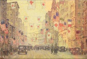 Fifth Avenue in de Wapenstilstand Winter