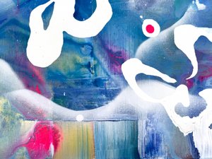 Levendig, vloeiend abstract